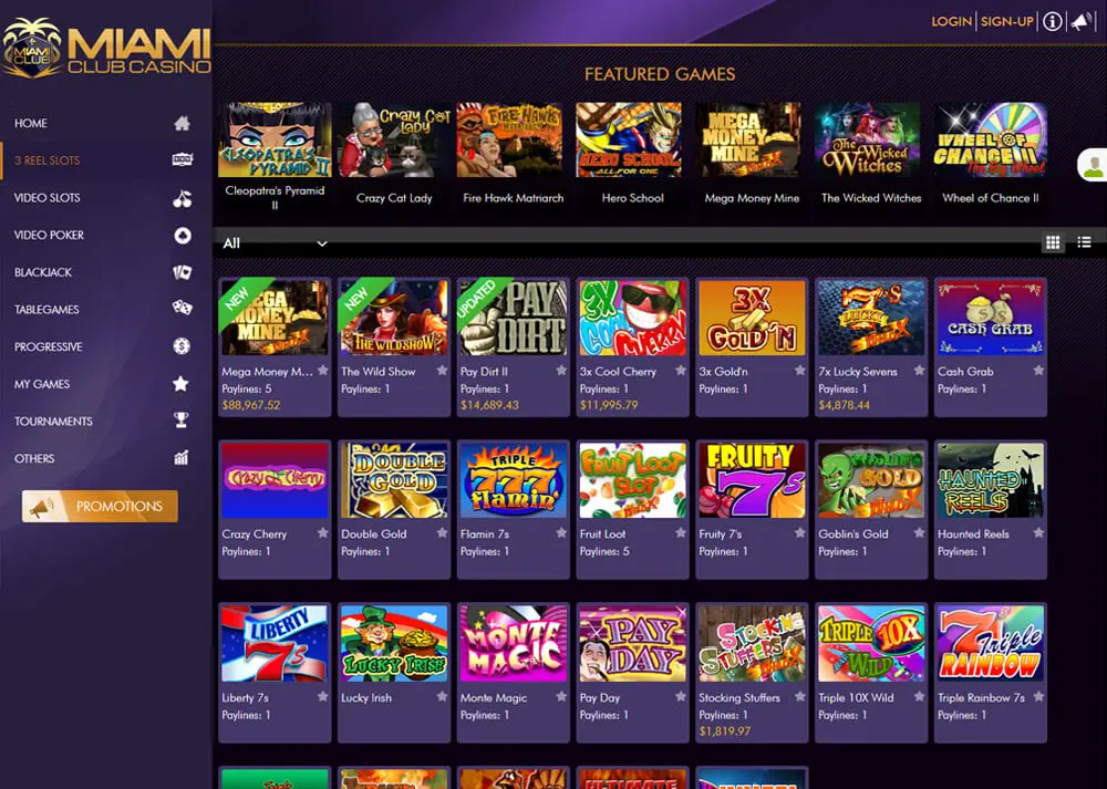 ศูนย์รวมเกมส์และคาสิโน Miami