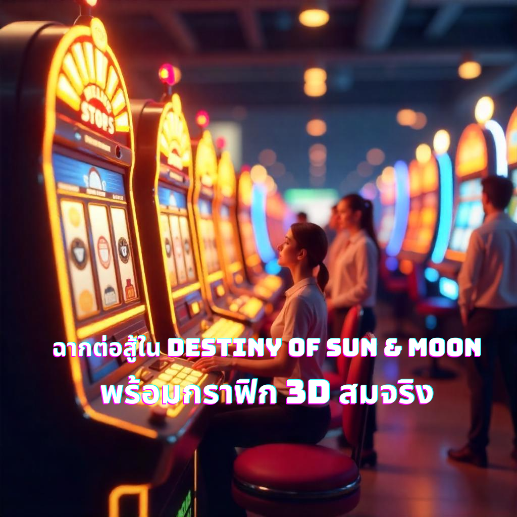 ฉากต่อสู้ใน Destiny of Sun & Moon พร้อมกราฟิก 3D สมจริง