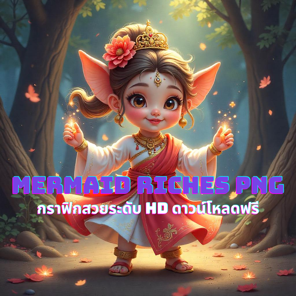 Mermaid Riches PNG กราฟิกสวยระดับ HD ดาวน์โหลดฟรี