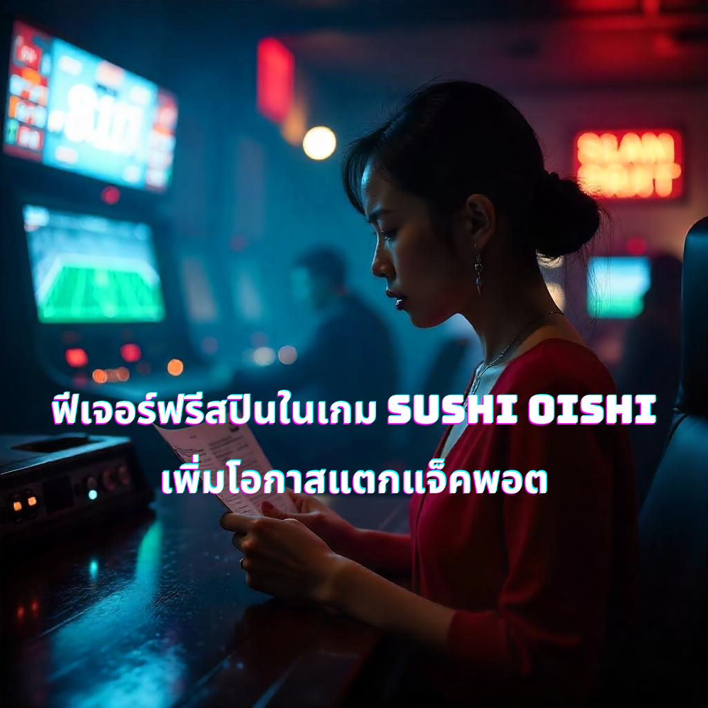 ฟีเจอร์ฟรีสปินในเกม Sushi Oishi เพิ่มโอกาสแตกแจ็คพอต