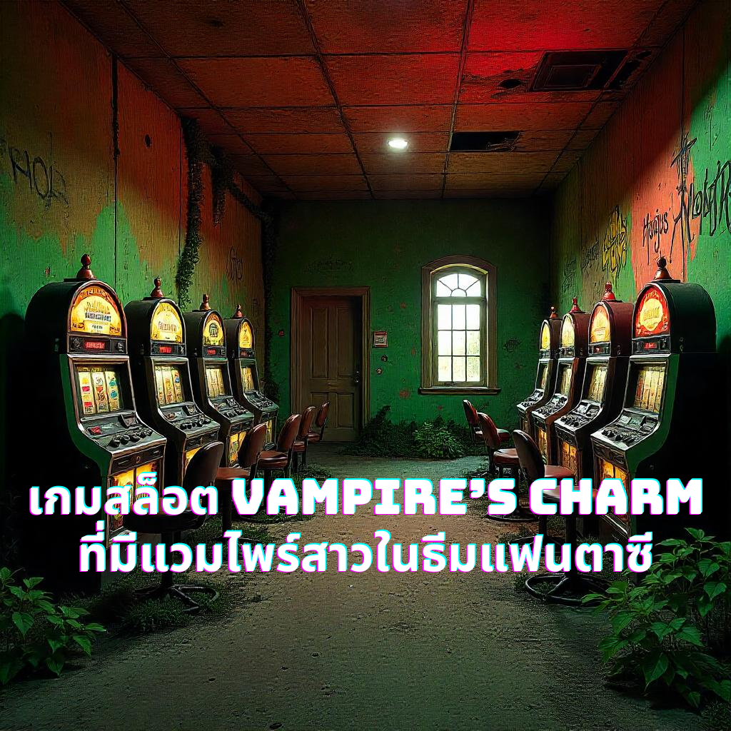 เกมสล็อต Vampire’s Charm ที่มีแวมไพร์สาวในธีมแฟนตาซี