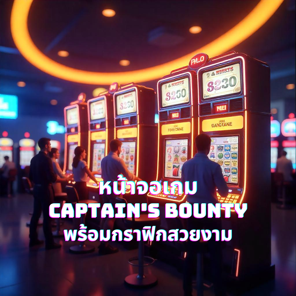 หน้าจอเกม Captain's Bounty พร้อมกราฟิกสวยงาม