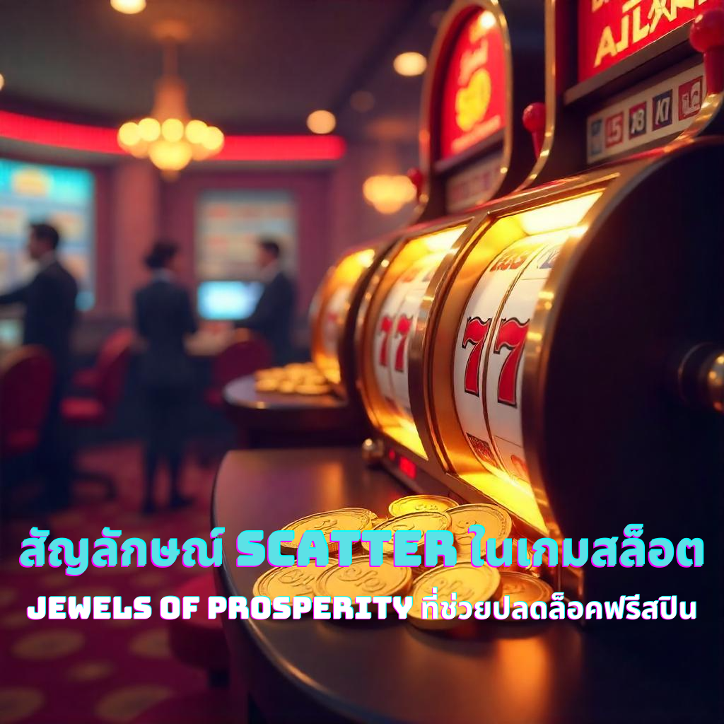 สัญลักษณ์ Scatter ในเกมสล็อต Jewels of Prosperity ที่ช่วยปลดล็อคฟรีสปิน