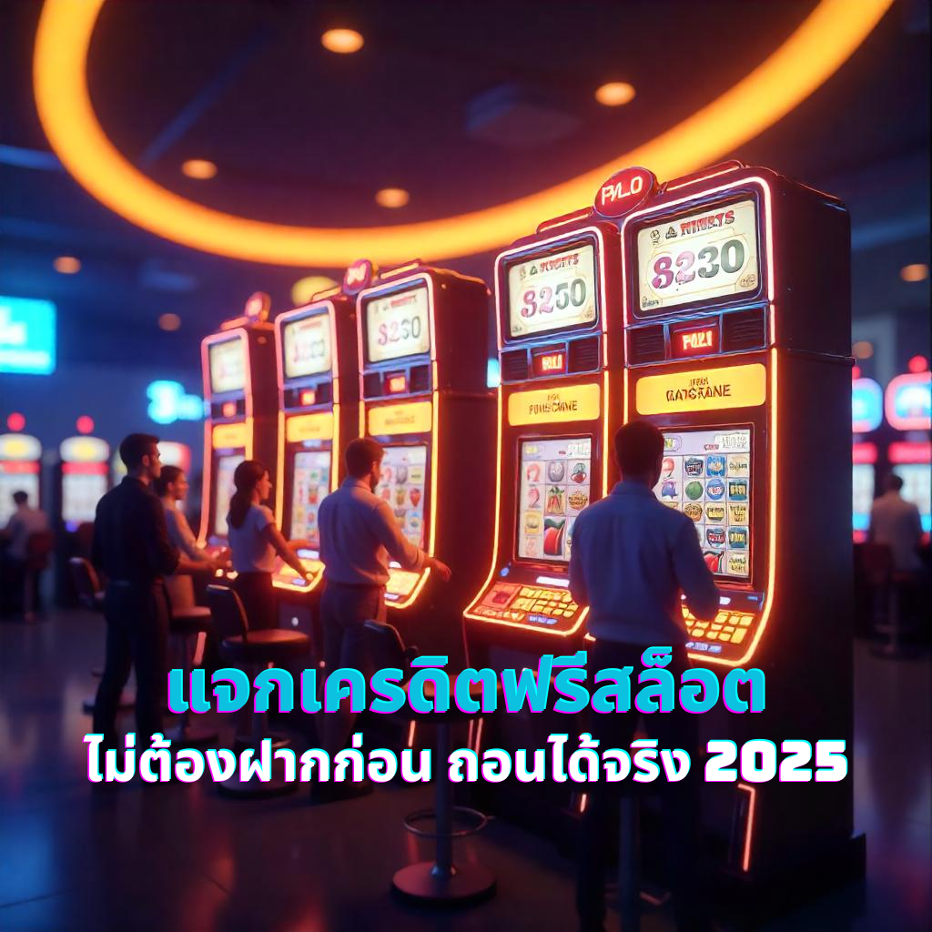 แจกเครดิตฟรีสล็อต ไม่ต้องฝากก่อน ถอนได้จริง 2025